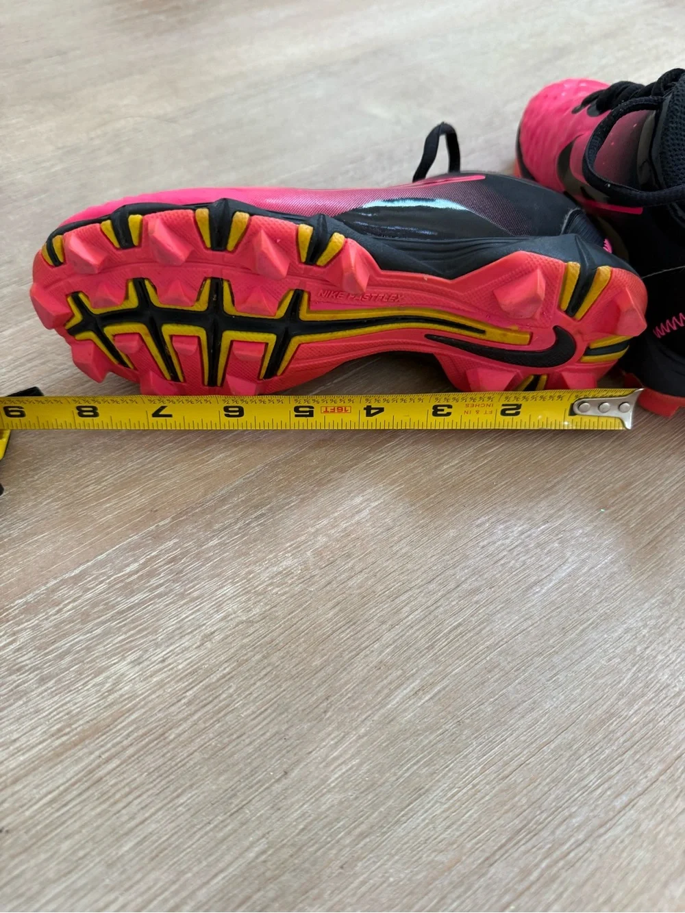 Nike Kids Hot Pink and Black Soccer Shoes